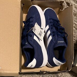 Adidas Dark Blue sneakers with White Accents